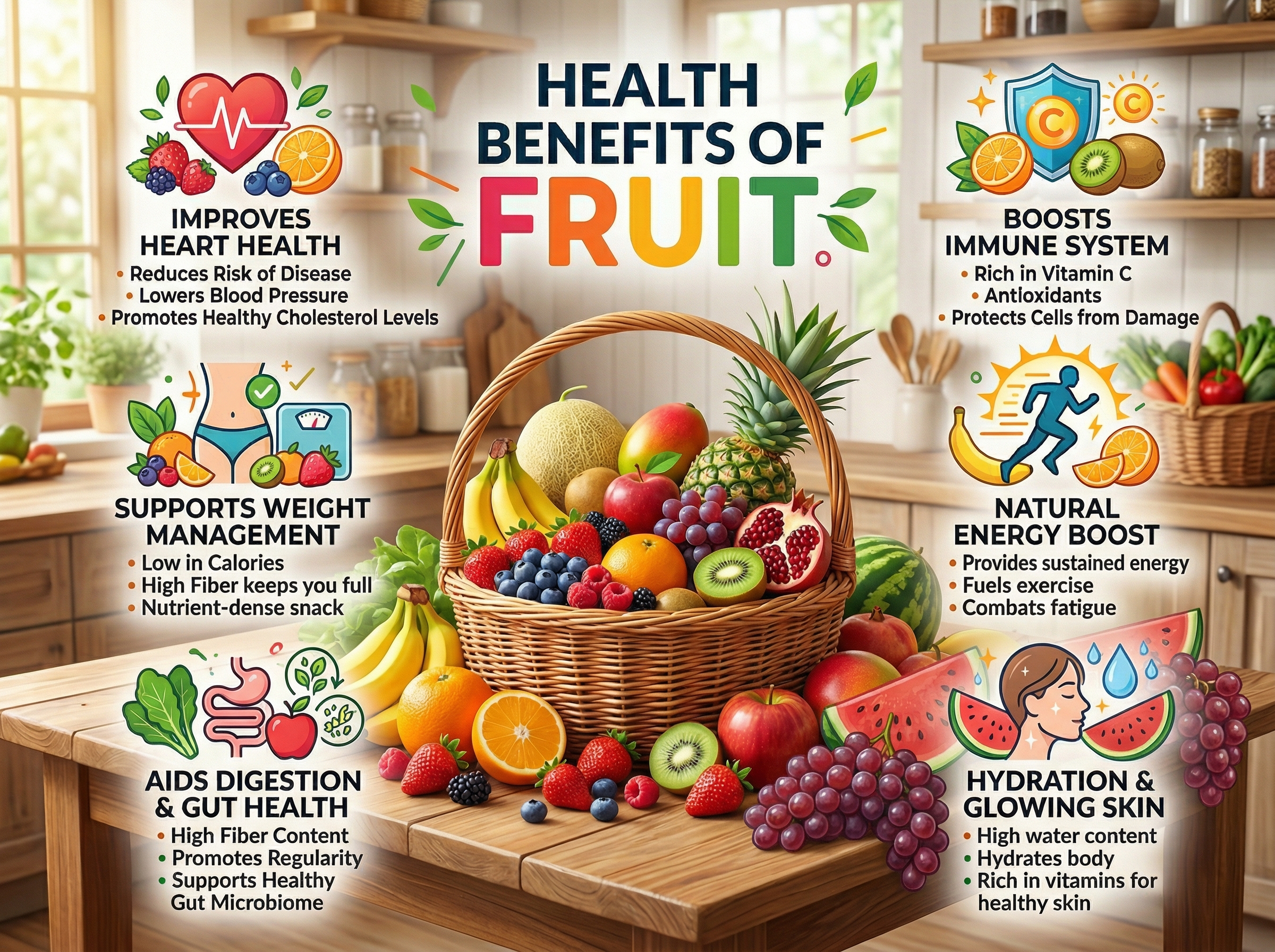 Bienfaits des fruits pour la santé naturelle