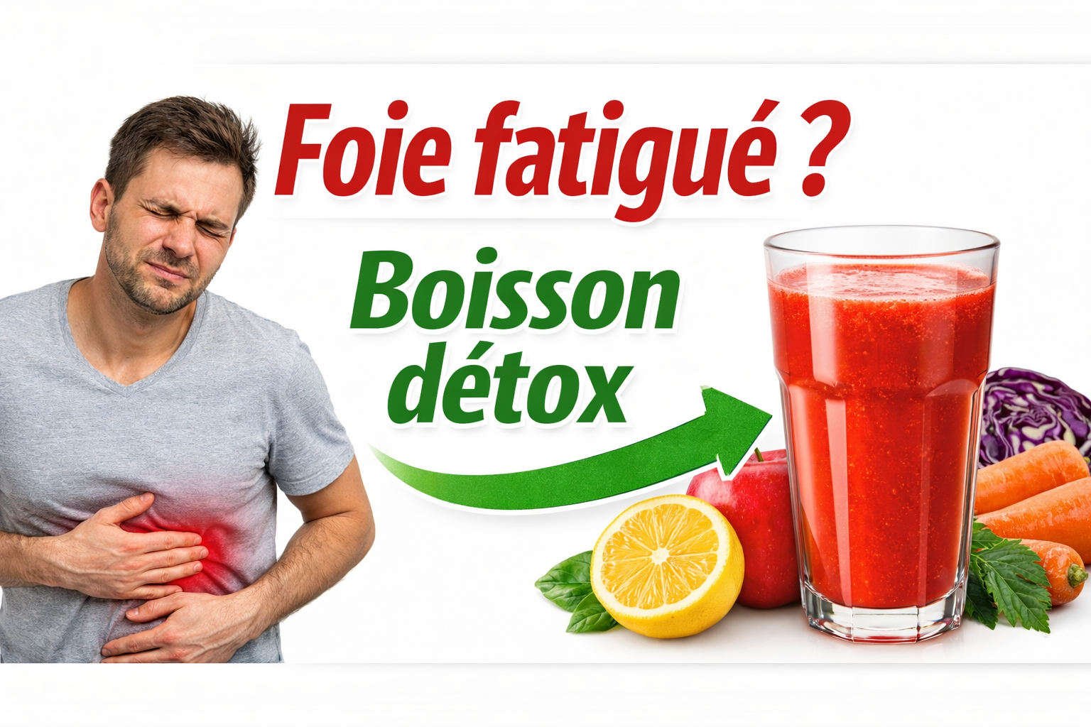 boisson détox naturelle pour nettoyer et protéger le foie